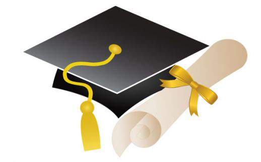 cap and diploma colour