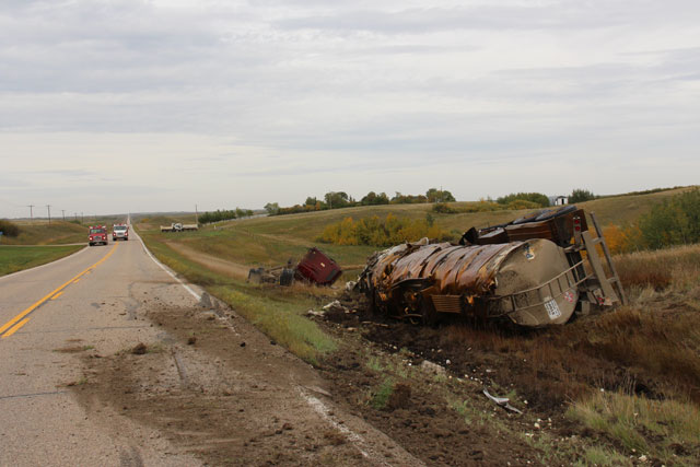 tanker rollover