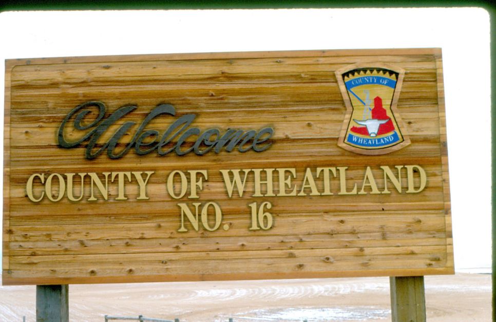 WheatlandCounty welcome sign