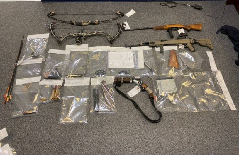 Drumheller Weapons Seized 20201211