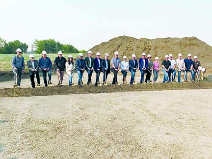 Trochu Housing Ground Breaking1cop